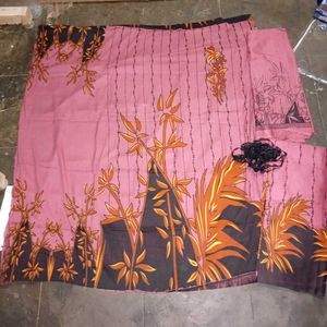 floral print dress material with 4 mtr l