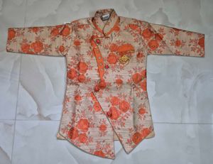Boys Floral Ethnic Kurta