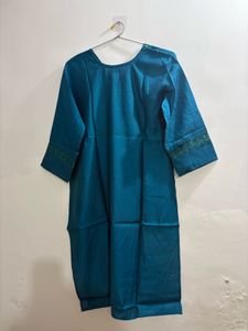 kurti with lace design