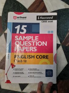 Arihant 15 Sample Question Papers for Class 12 Eng