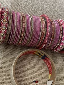 Fixed Price Brand New Pink Bangle Set
