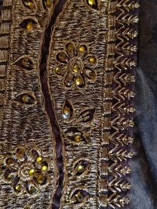 Beautiful Brown Saree