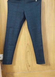 Allen Solly Checked Ankle Pants