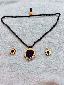 Handmade Necklace and Earring Set