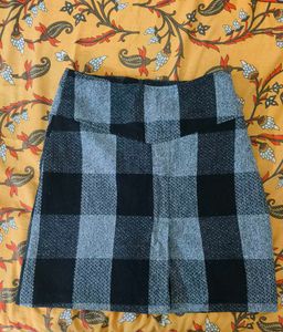 Checkered Mini Skirt