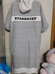 Imported|STARBUCKS|Hooded Tunic Dress/Bath
