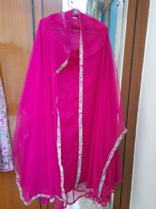 Beautiful Indo Western Gown With Skirt