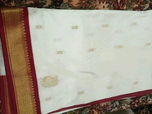 Pure silk saree with blouse piece