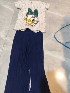 Daisy Duck T-Shirt and Palazzo Set