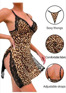 Leopard Print Set combo of two babydoll nighty