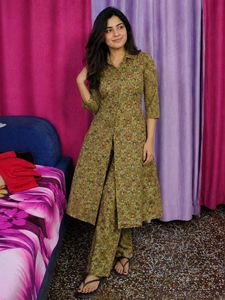 Printed Kurta & Pants Set/coord set