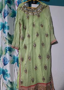 Real Mirror Work Kurta