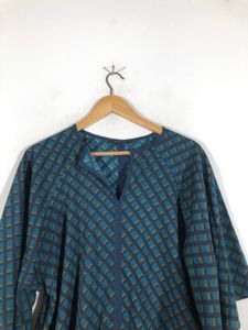 Navy Blue Printed Top (Women’s)