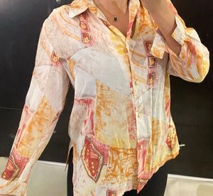 KAORU Patterned Button-Up Shirt