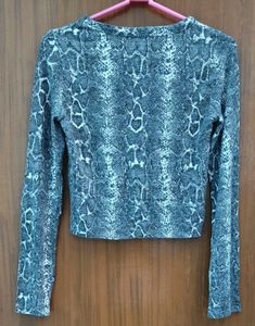 ZARA Snake Print Top
