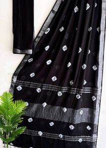 Brand new linen saree