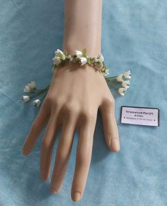 Floral Cord Bracelet