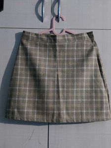 Plaid Mini Skirt