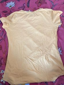 Mustard Yellow Graphic T-Shirt
