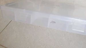 Clear Compartment Organizer Box