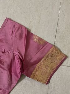 Elegant Maroon Saree with blouse
