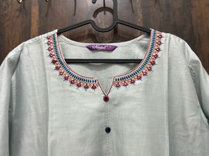 Elegant Embroidered Kurta
