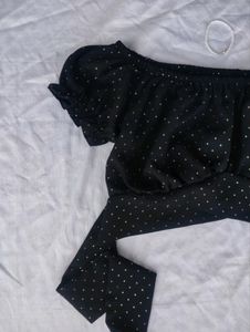 Off Shoulder Coquette Top