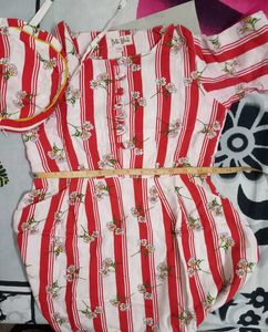 Chic Women's Kurta Set with Bag