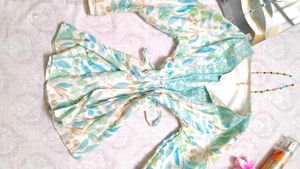 Boho Floral Print Blouse