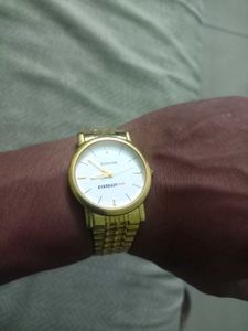 Sonata Gold Watch