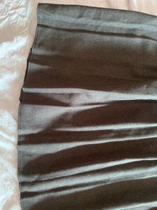Pleated A-Line Skirt