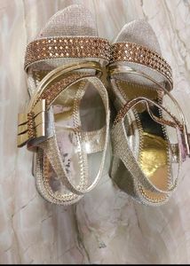 Women Golden Heels