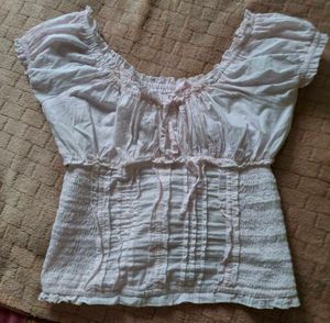 babypink milkmaid top