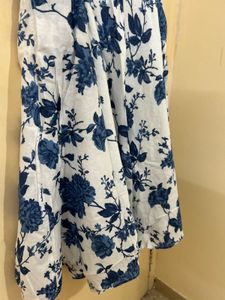Lazo store Blue Floral Midi Dress