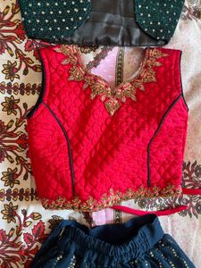 Stunning Sequined Lehenga Choli Set