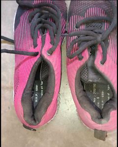 Stylish Pink &amp; Black Sneakers