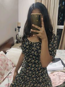Cute Floral Print Dress