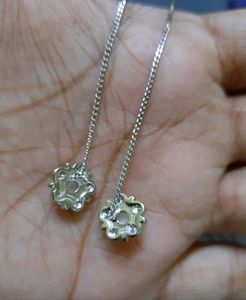 925 Silver Sui Dhaga With Pearls And Cz Stone