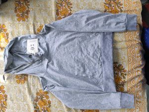 Crop Grey Hoodie