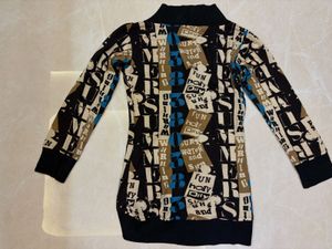 Unique Graphic Print Cardigan