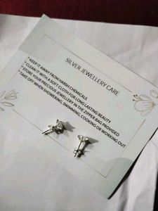 Silver Earings Tops
