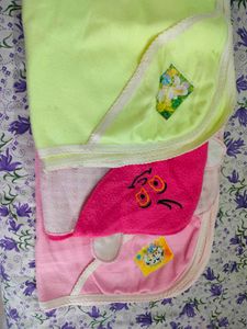 Cute Baby Hooded Towels Set of 4