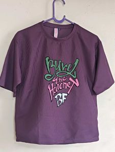 Purple Graphic T-Shirt