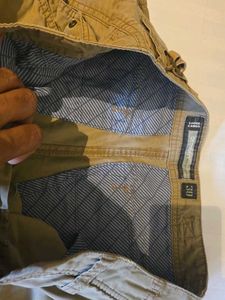 Men's Khaki Cargo Shorts