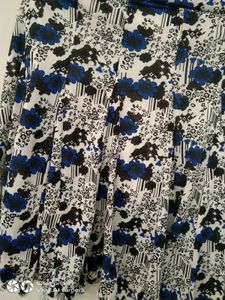 Floral Print Pleated Mini Skirt