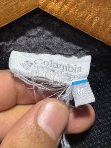 Columbia Grey Full Zip Sherpa Fleece