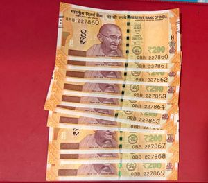 200 rs 1Opcs serial middle 786 in 10 notes rar
