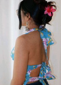 y2k Dreamcore drip GEET halter top