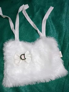 Chic Faux Fur Cosmetic top