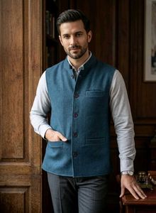 Navy Woolen Jacket